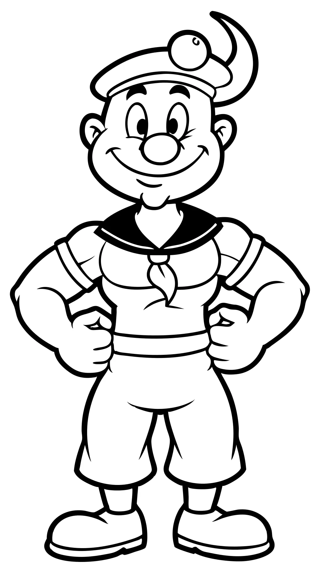 popeye the sailor coloring pages